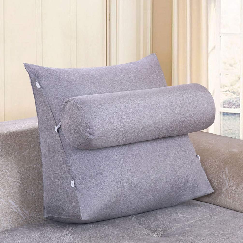Garneck Ergonomic Bed Triangle Cushion for Neck and Back Support