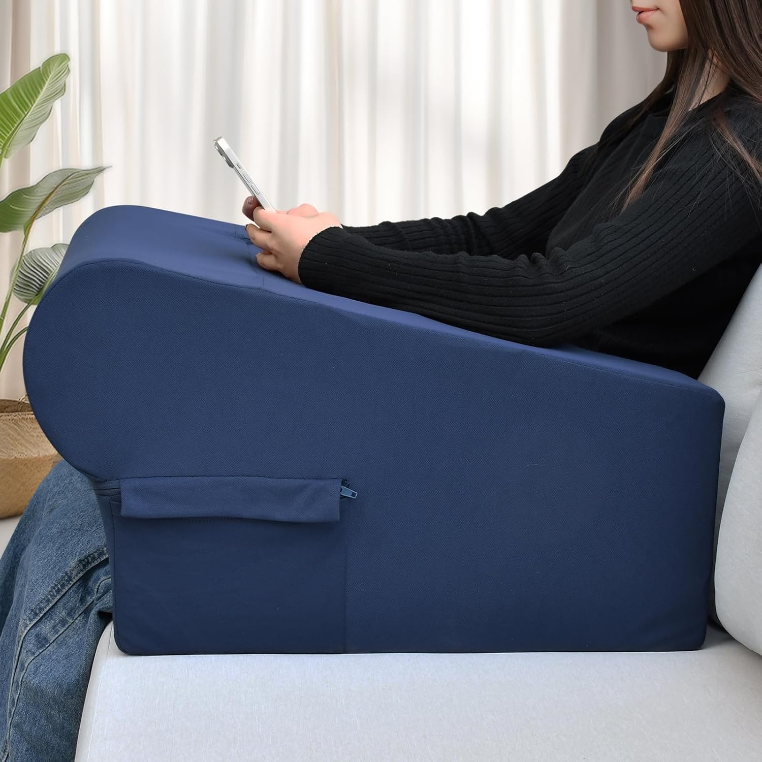 FUCIHOMA 2 in 1 Reading Pillow with Lap Desk