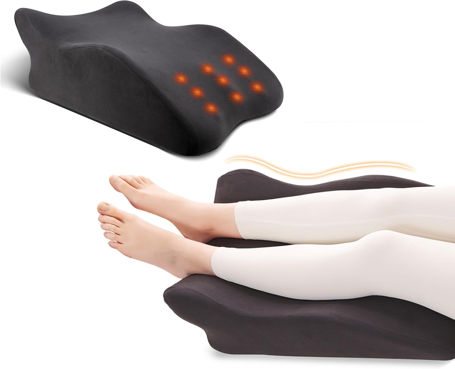ZYODUOB Leg Pillow with Memory Foam and Washable Cover