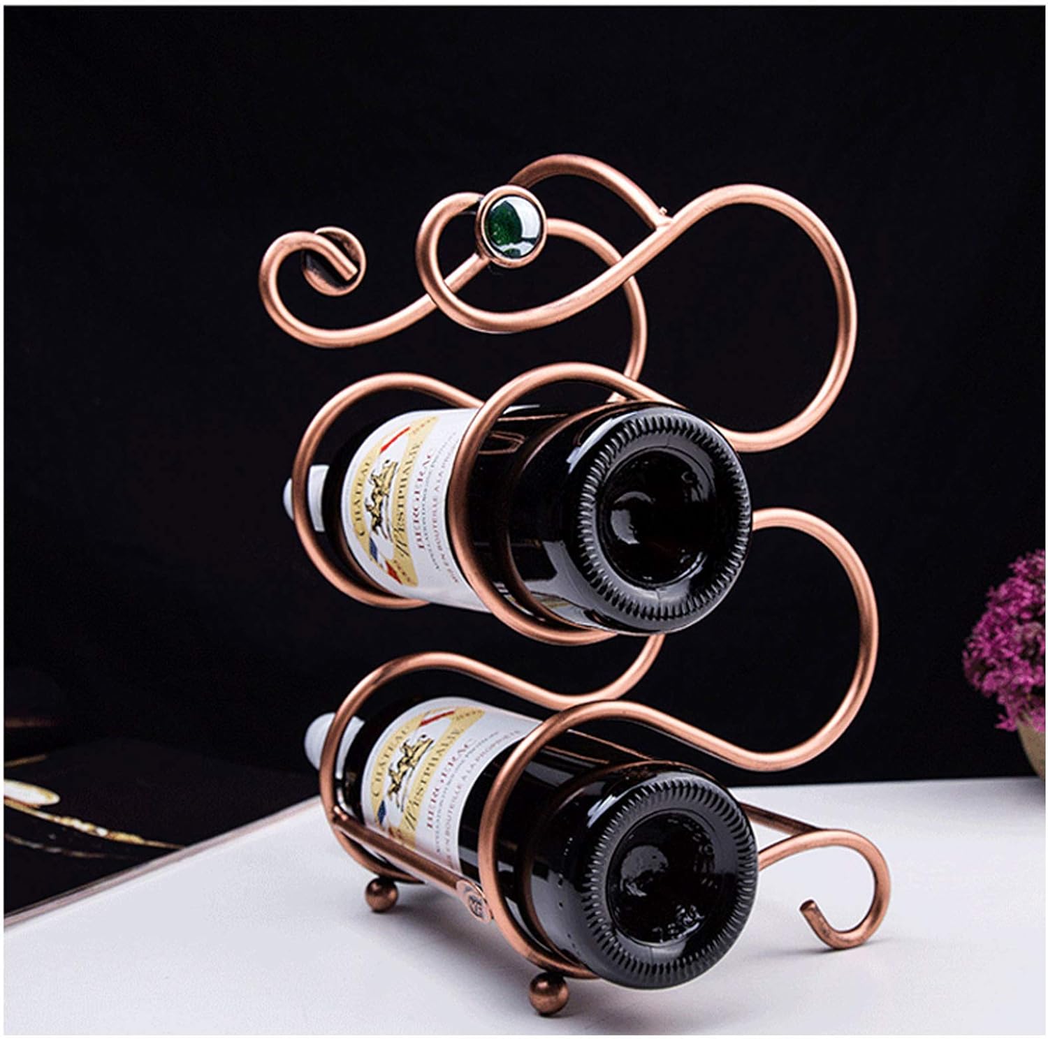 BOCbco Wall-Mounted Wine Racks for 4 Bottles