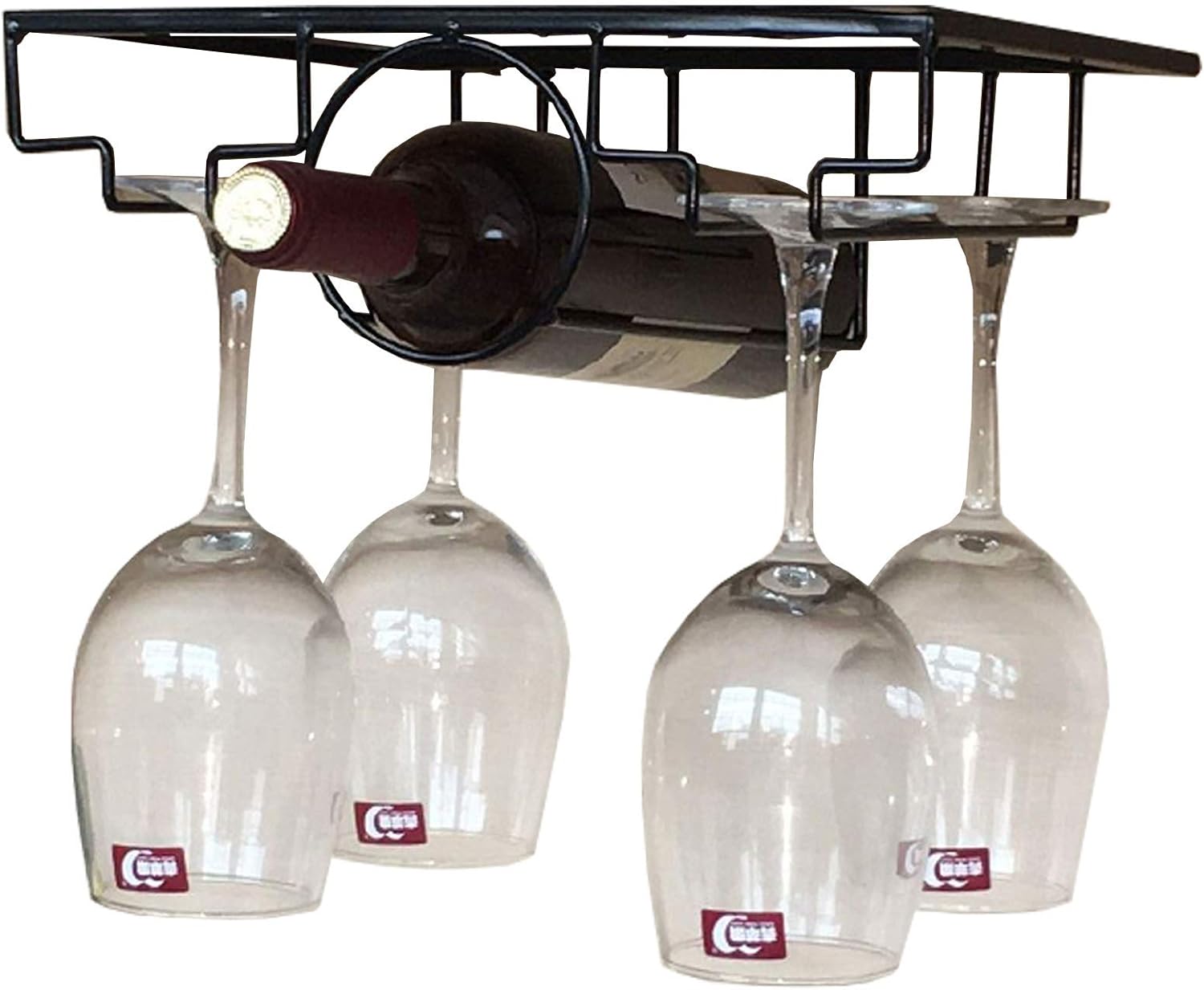 BOCbco Wall-Mounted Wine Racks Black 1