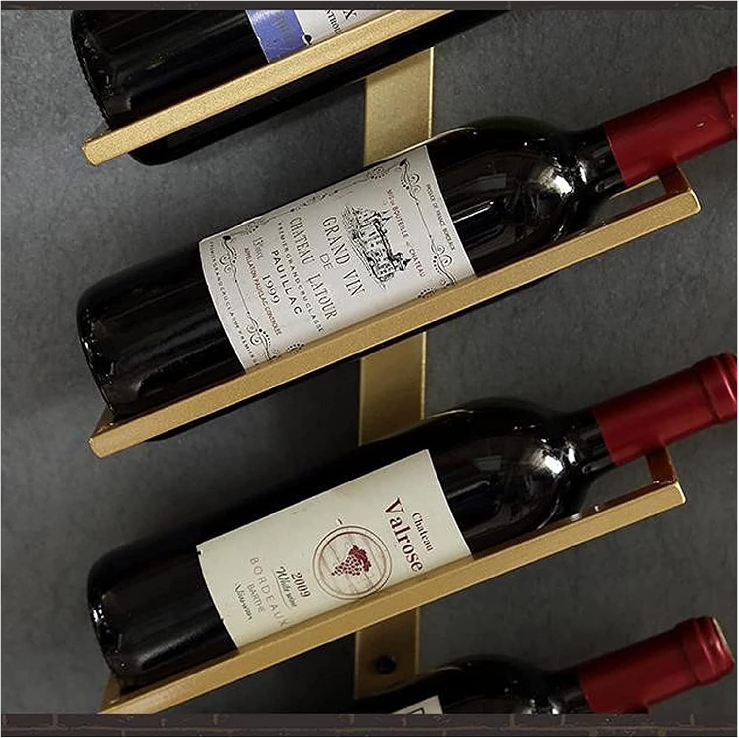 ALDEPO Wall-Mounted Wine Rack for Home and Kitchen