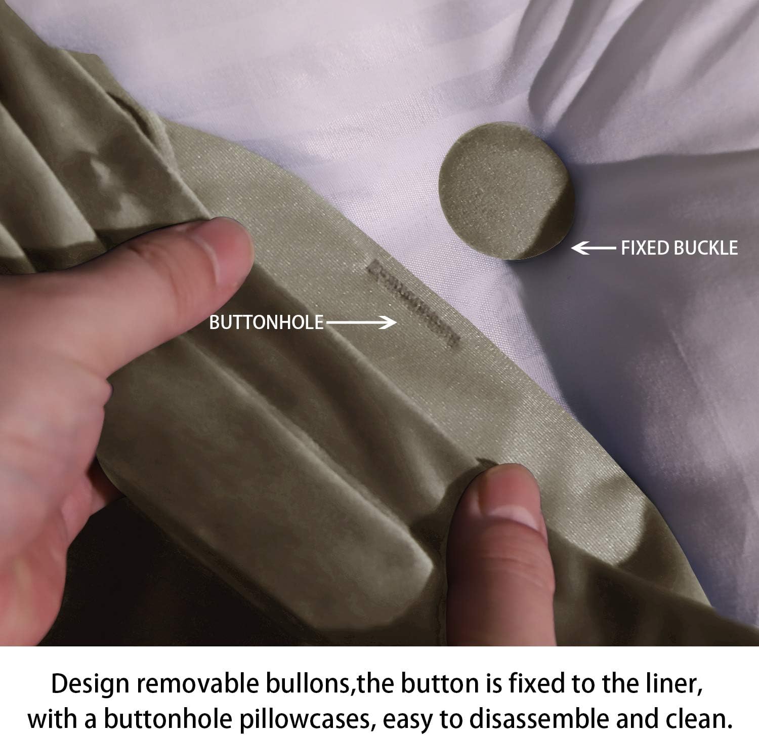 WOWMAX Rectangular Back Support Pillow for Bed Reading and Daybed