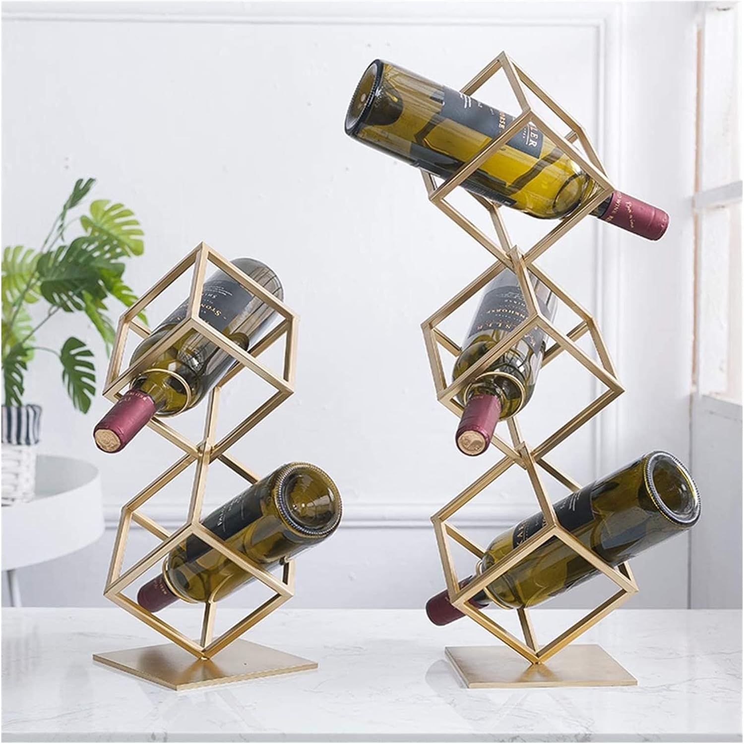 ALDEPO 2 Bottle Free Standing Wine Rack