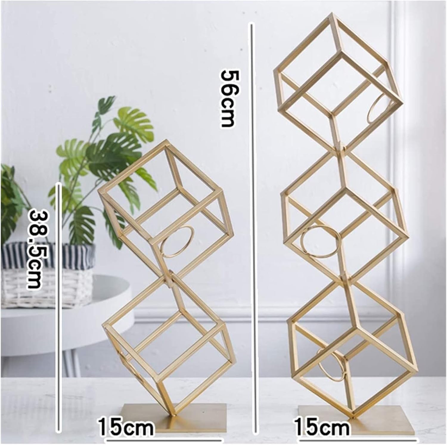 ALDEPO 2 Bottle Free Standing Wine Rack