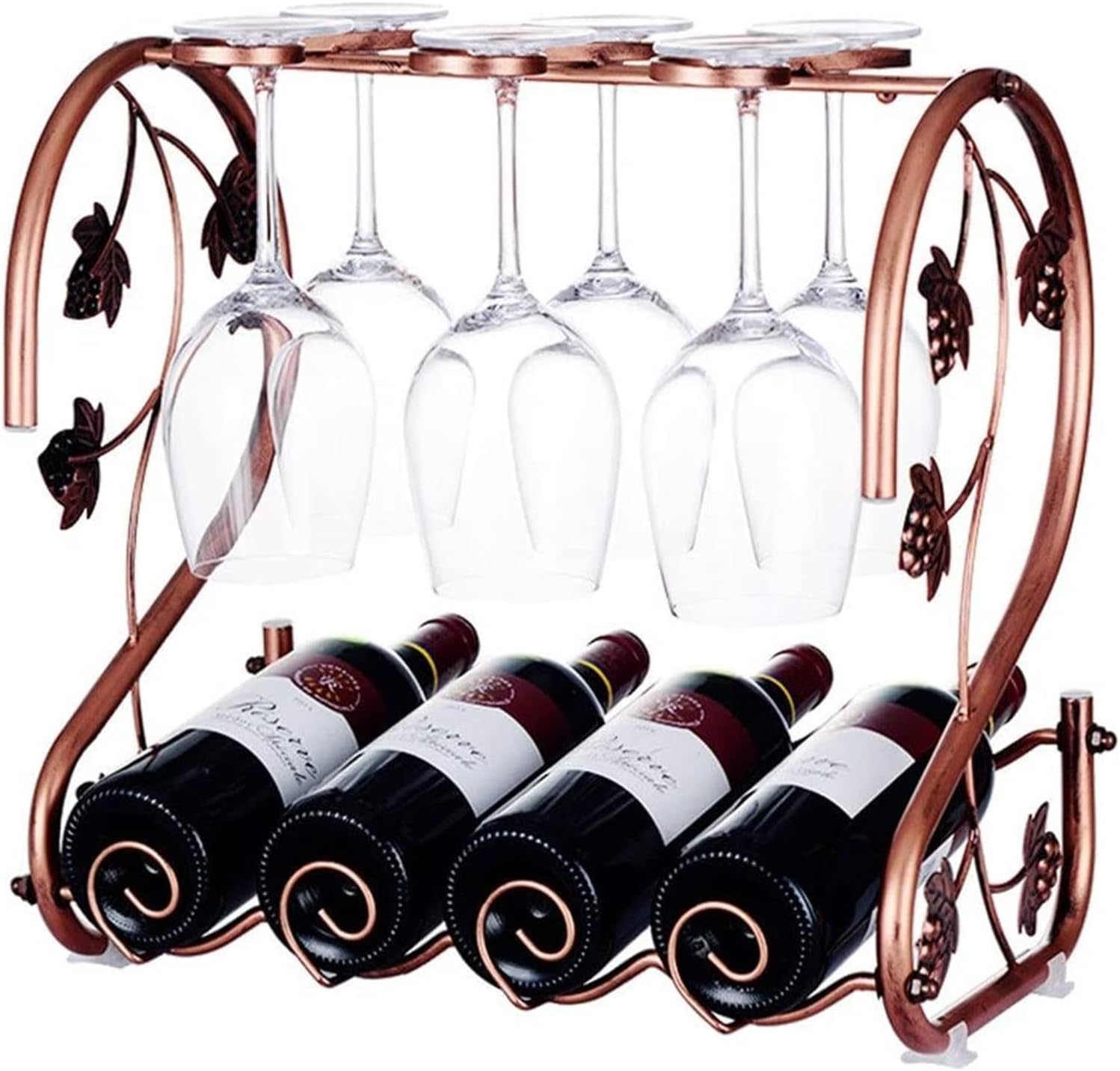 ALDEPO Wine Glass Storage Rack Wall Mounted