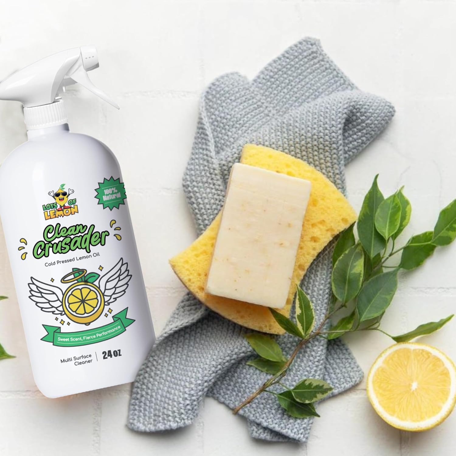 Clean Crusader 24 oz Natural Lemon Oil Cleaner