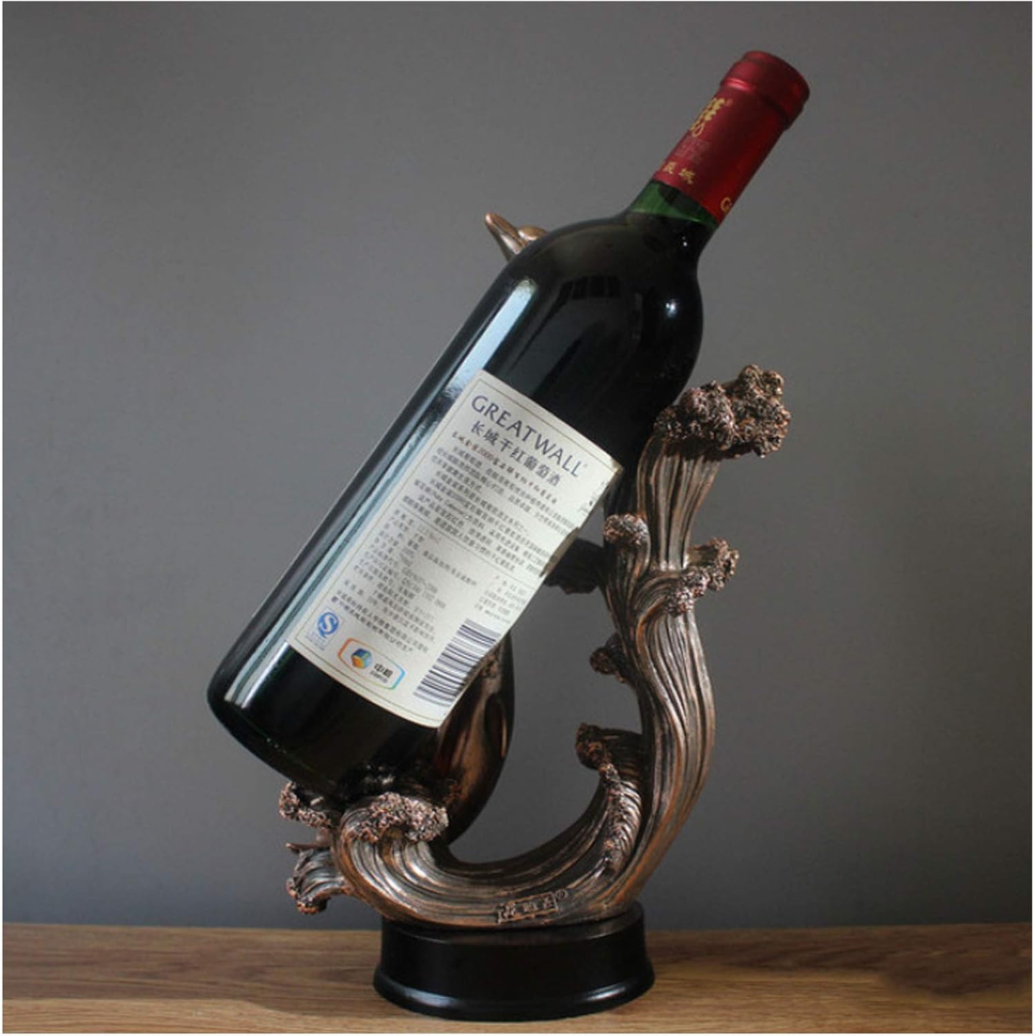 BOCbco Tabletop Wine Rack Holder for 1 Bottle