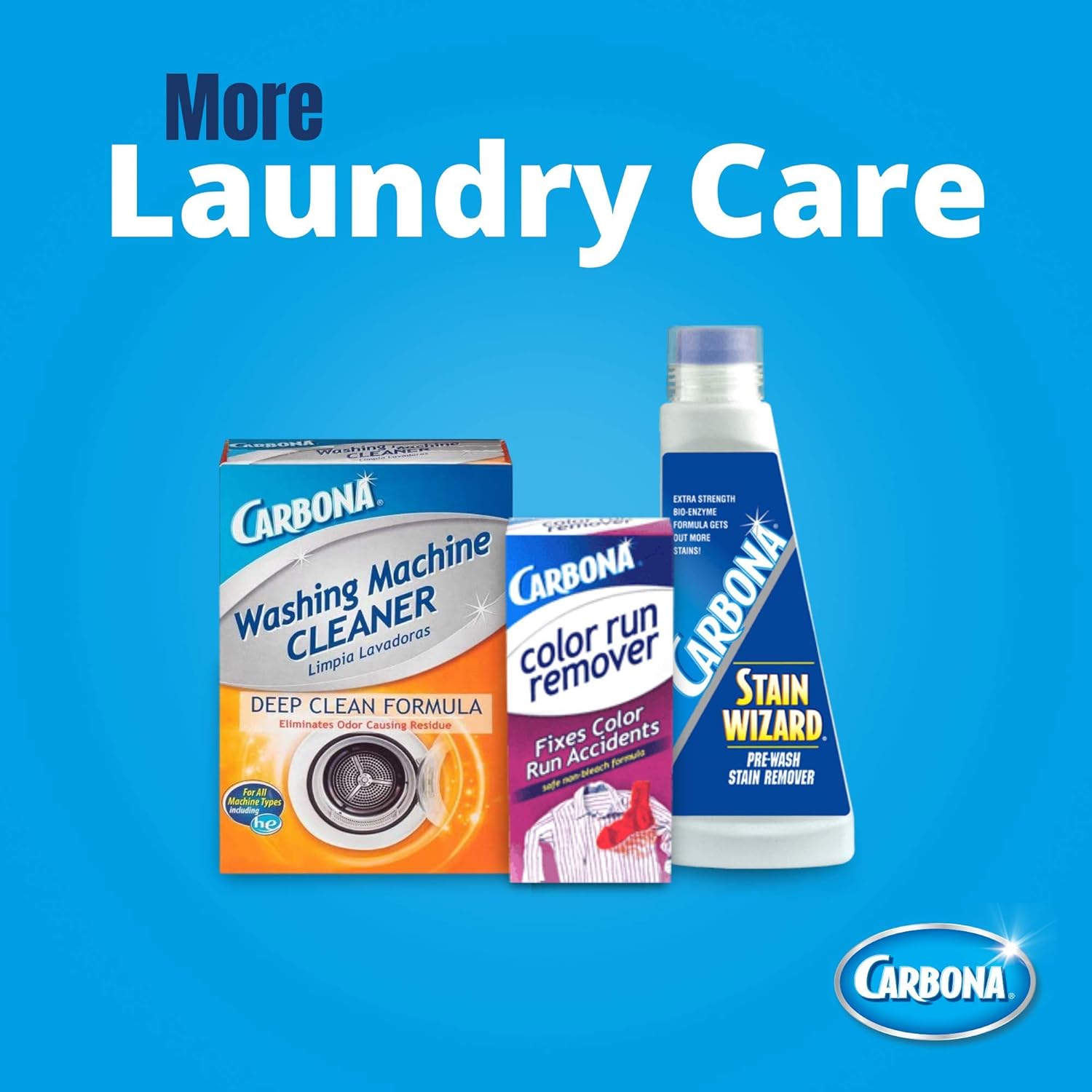 Carbona Washing Machine Cleaner Total Care 3 Count 2 Pack