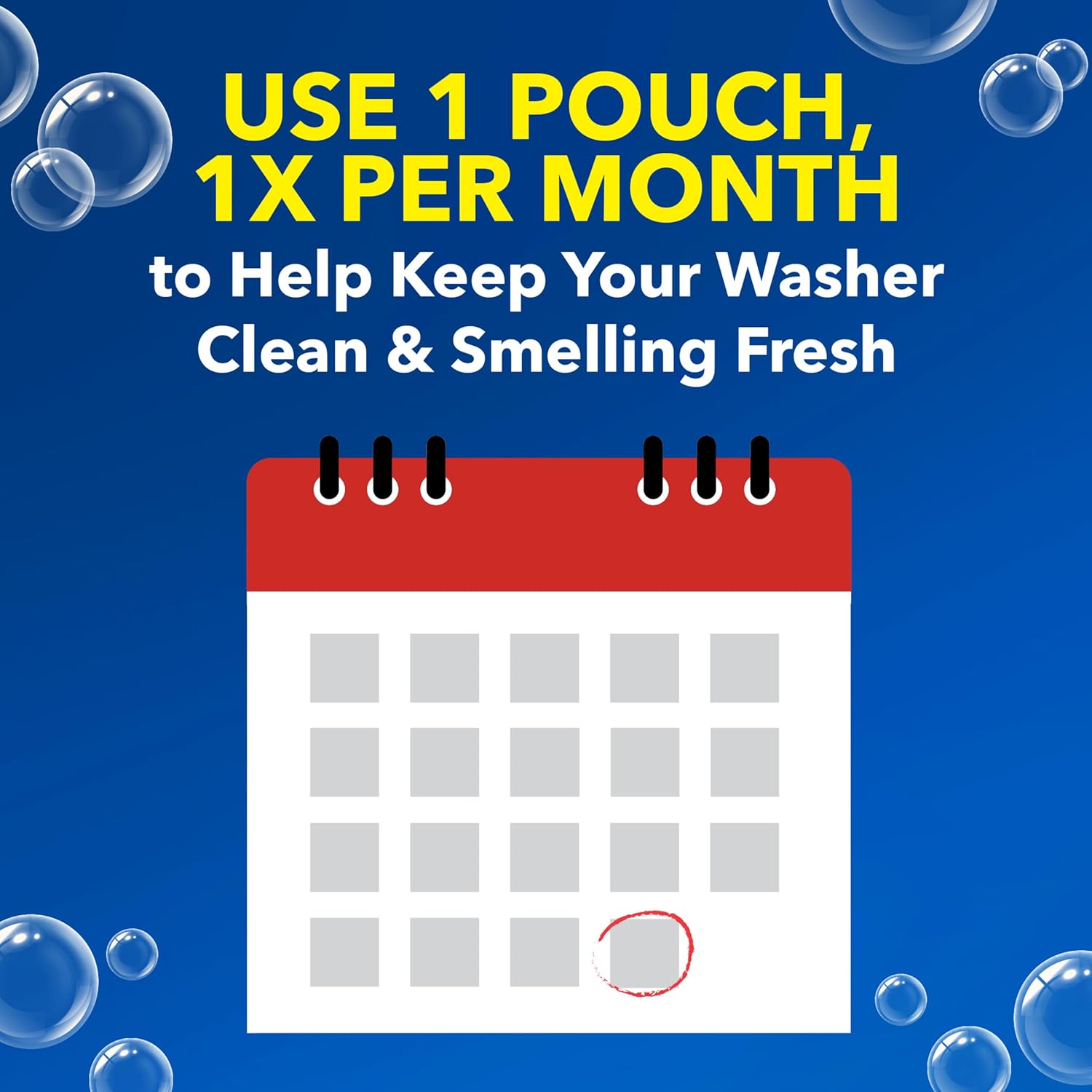 OxiClean Washing Machine Cleaner with Odor Blasters 4 Count
