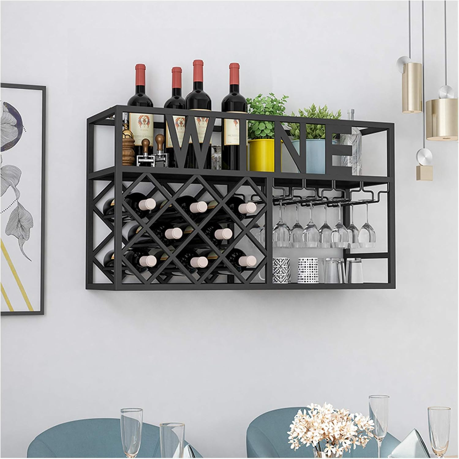 Double Freestanding Wine Racks Cabinets for Women