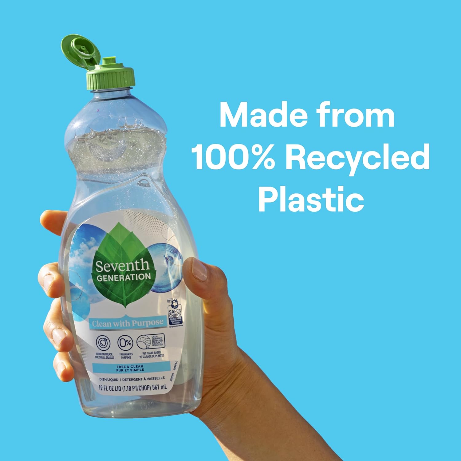 Seventh Generation Free Clear Dish Soap Pack of 6