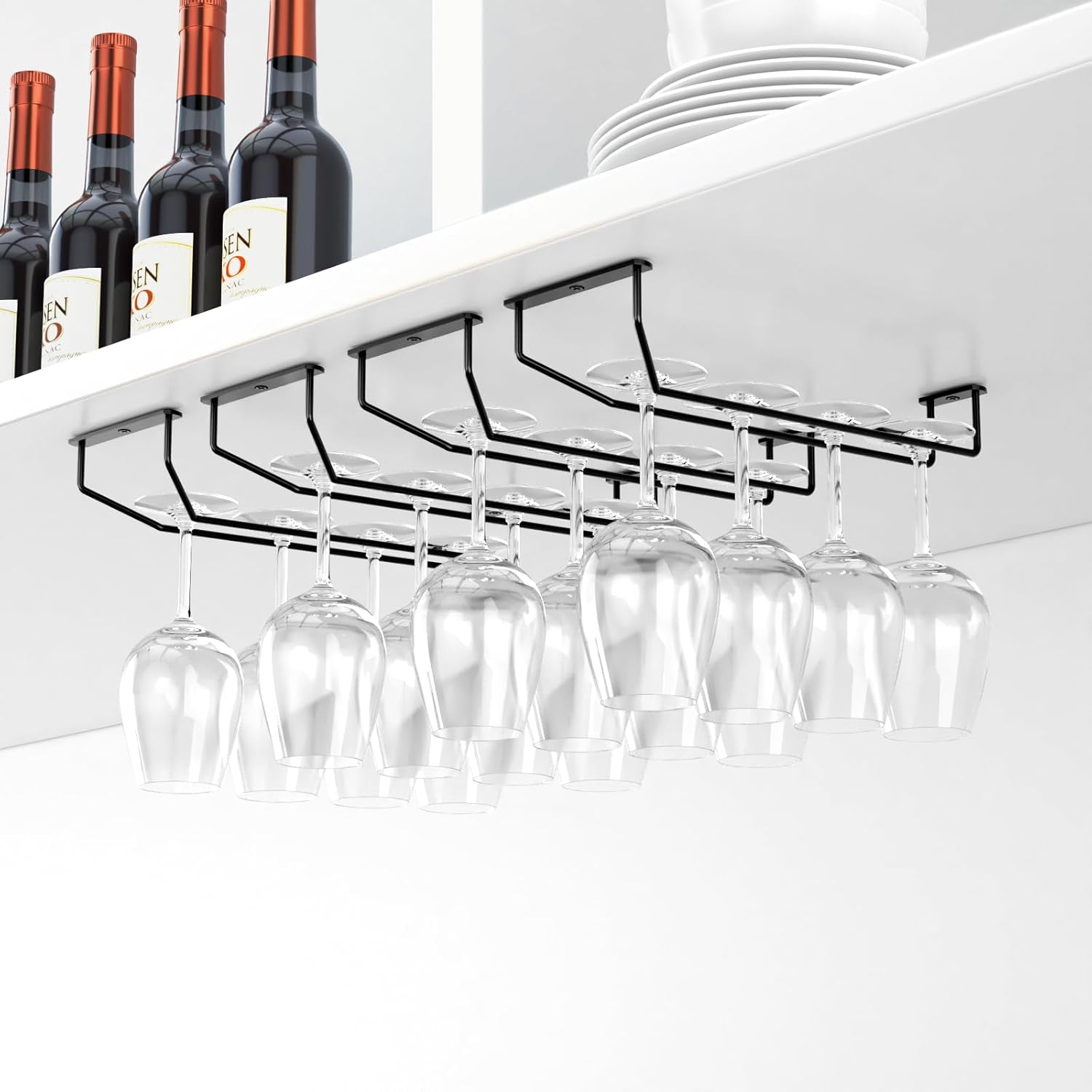 FOMANSH 14-Inch Wine Glass Holder Set of 4 1
