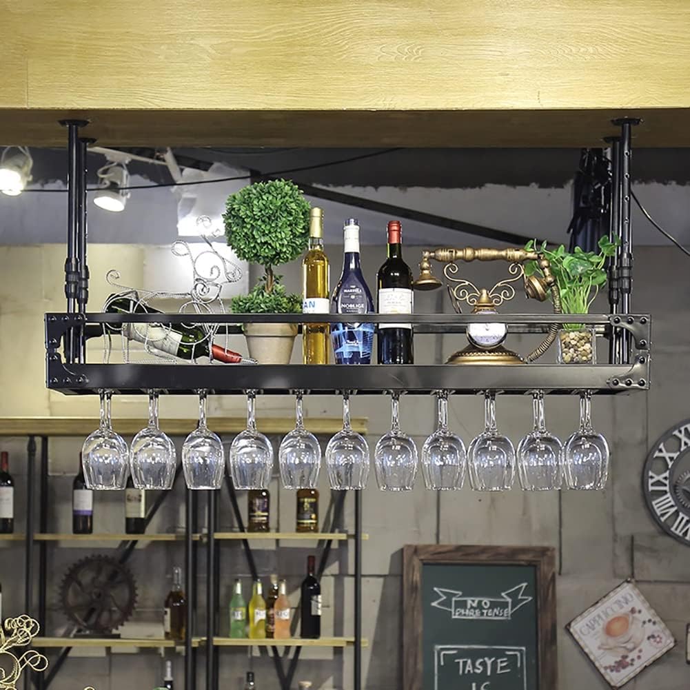 Hanging Wine Rack with Adjustable Height and Width 1