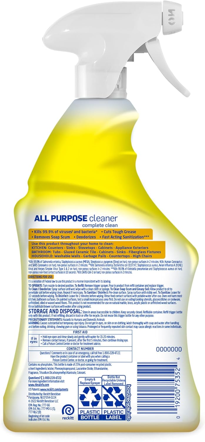 Lysol All Purpose Cleaner Spray with Fresh Scents