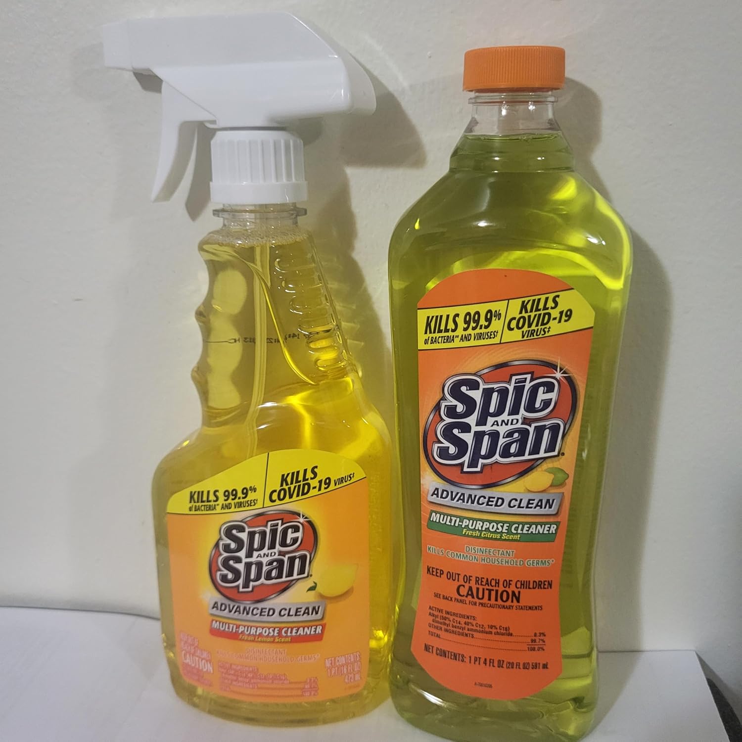 Spic Span Fresh Lemon All Purpose Cleaner Pack of 2