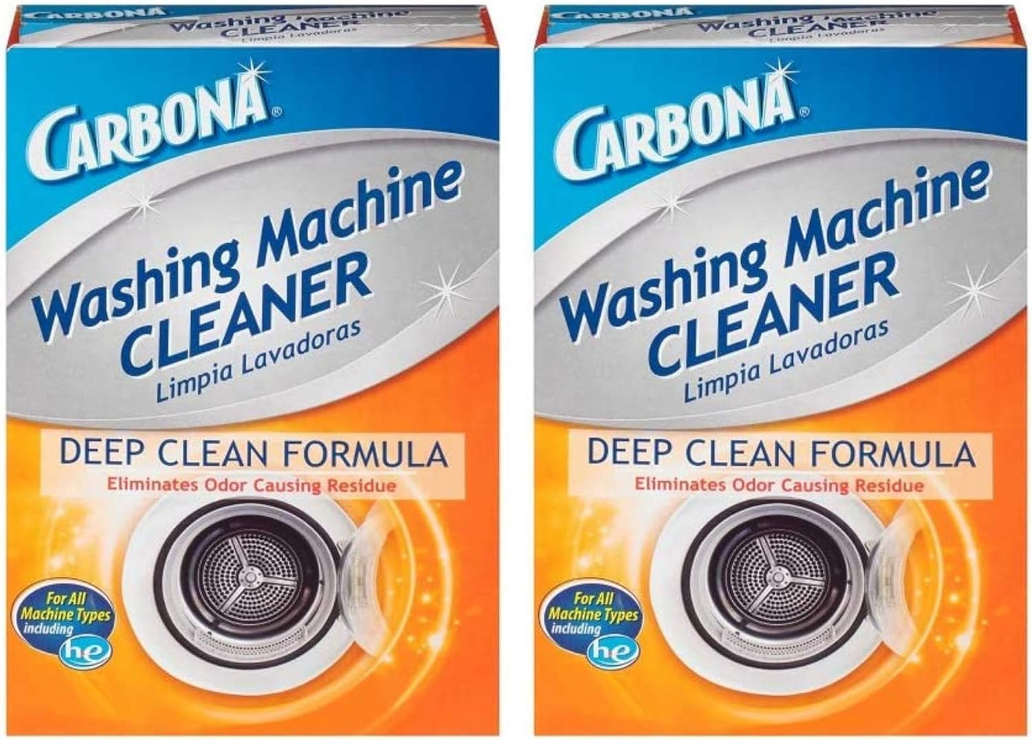 Carbona Washing Machine Cleaner Total Care 3 Count 2 Pack
