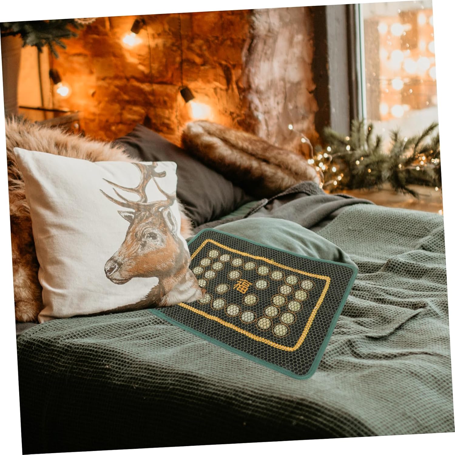 WHAMVOX Jade Cooling Summer Bed Pillow for Comfortable Sleep