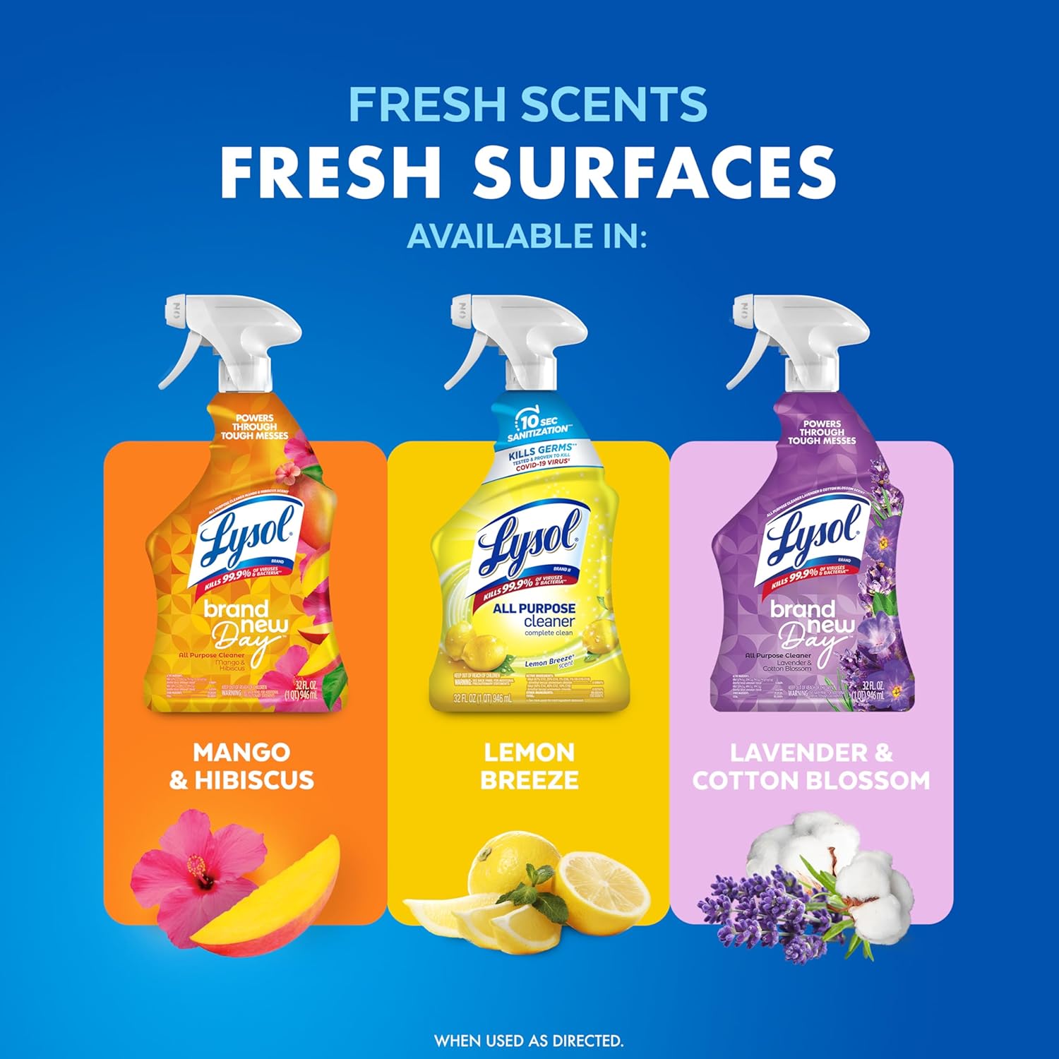Lysol All Purpose Cleaner Spray with Fresh Scents