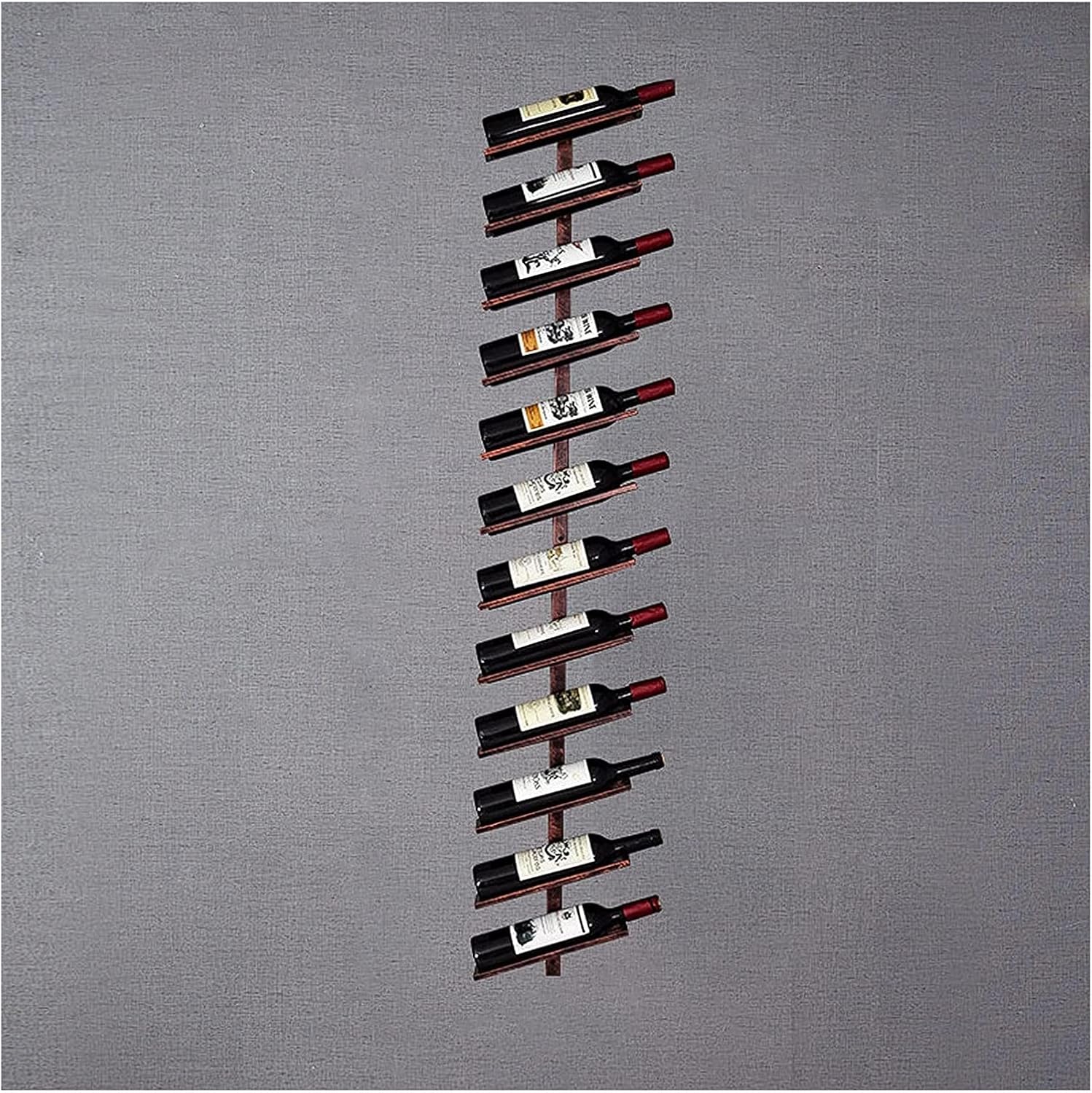 ALDEPO Wall-Mounted Wine Rack 12 Bottles Bronze
