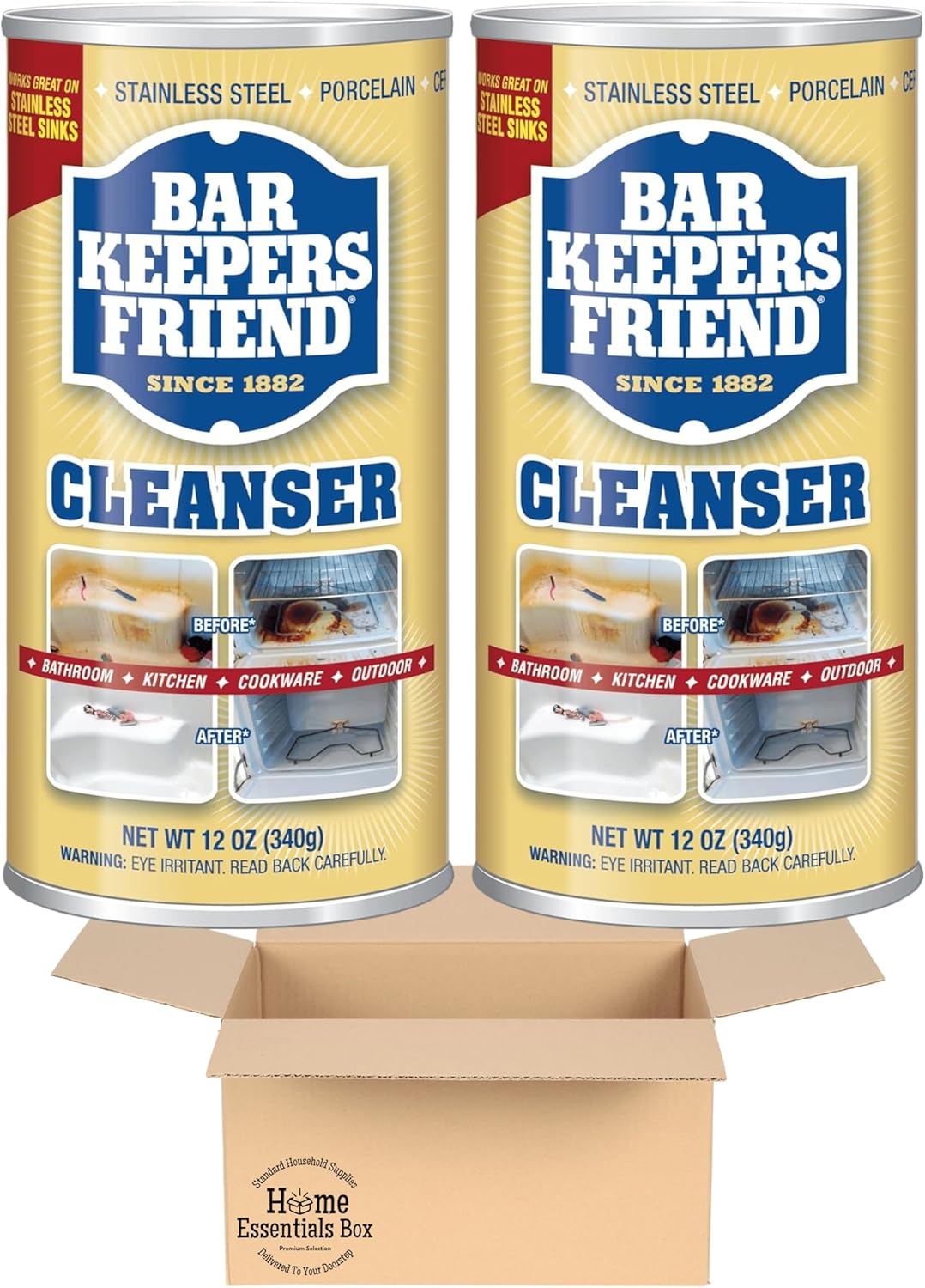 Bar Keeper Friend Powder Cleaner 2 Pack 21 Oz 1