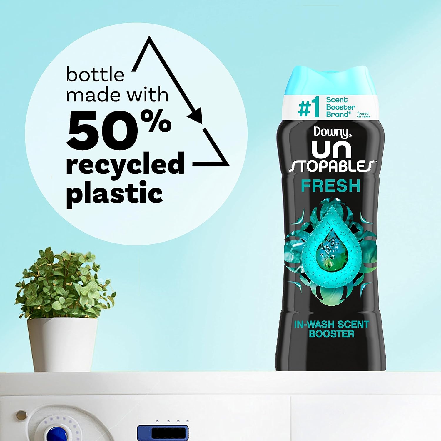 Downy Unstopables Scent Booster Beads 24oz Fresh Laundry Scent