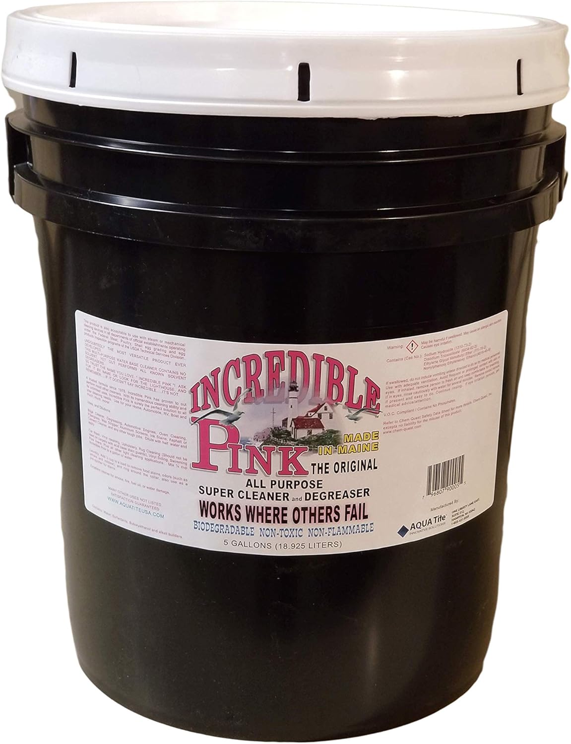 Incredible Pink Chem Quest Super Cleaner Degreaser 5 Gallon