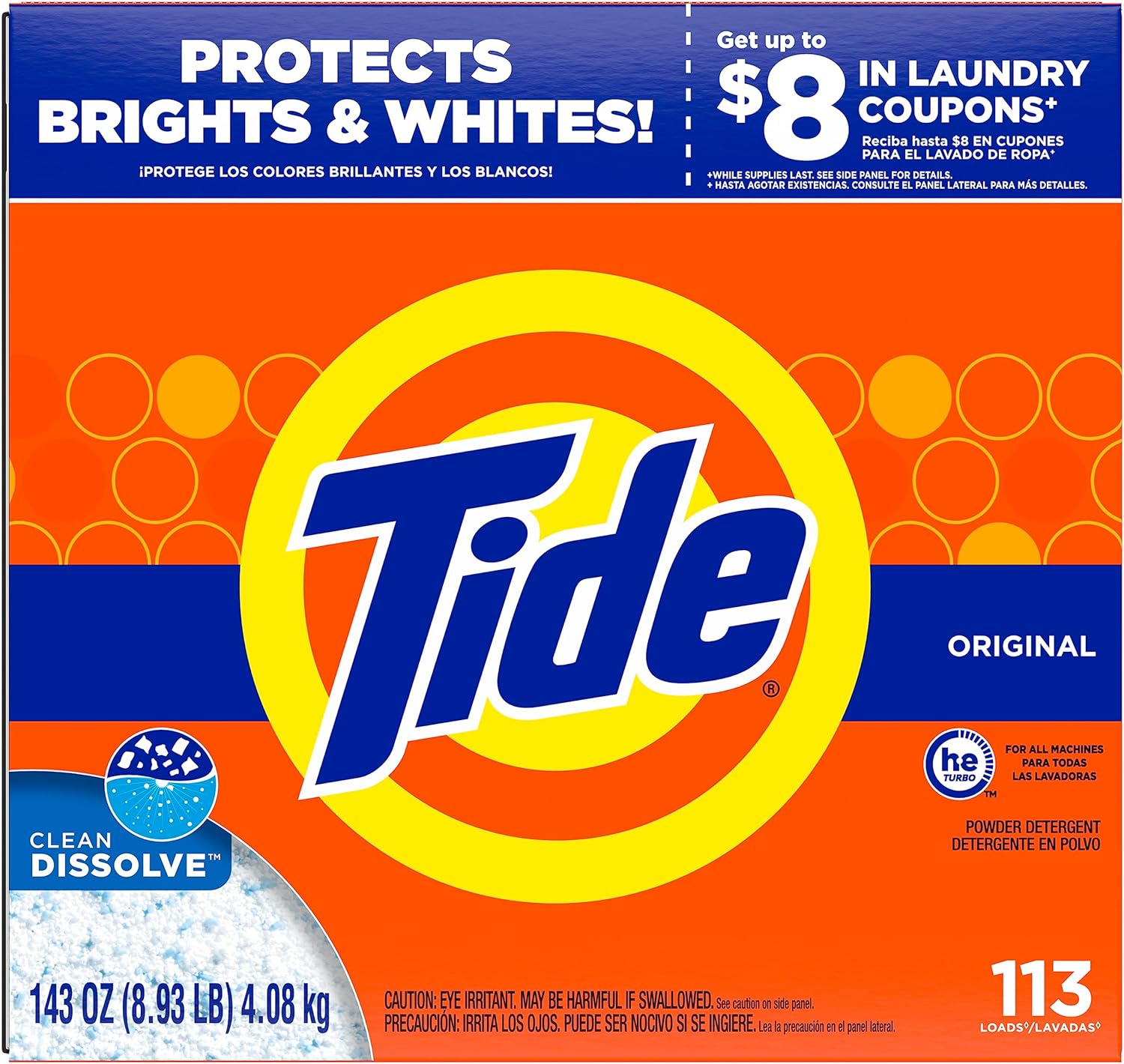 Tide Powder Detergent Original 143 Ounce