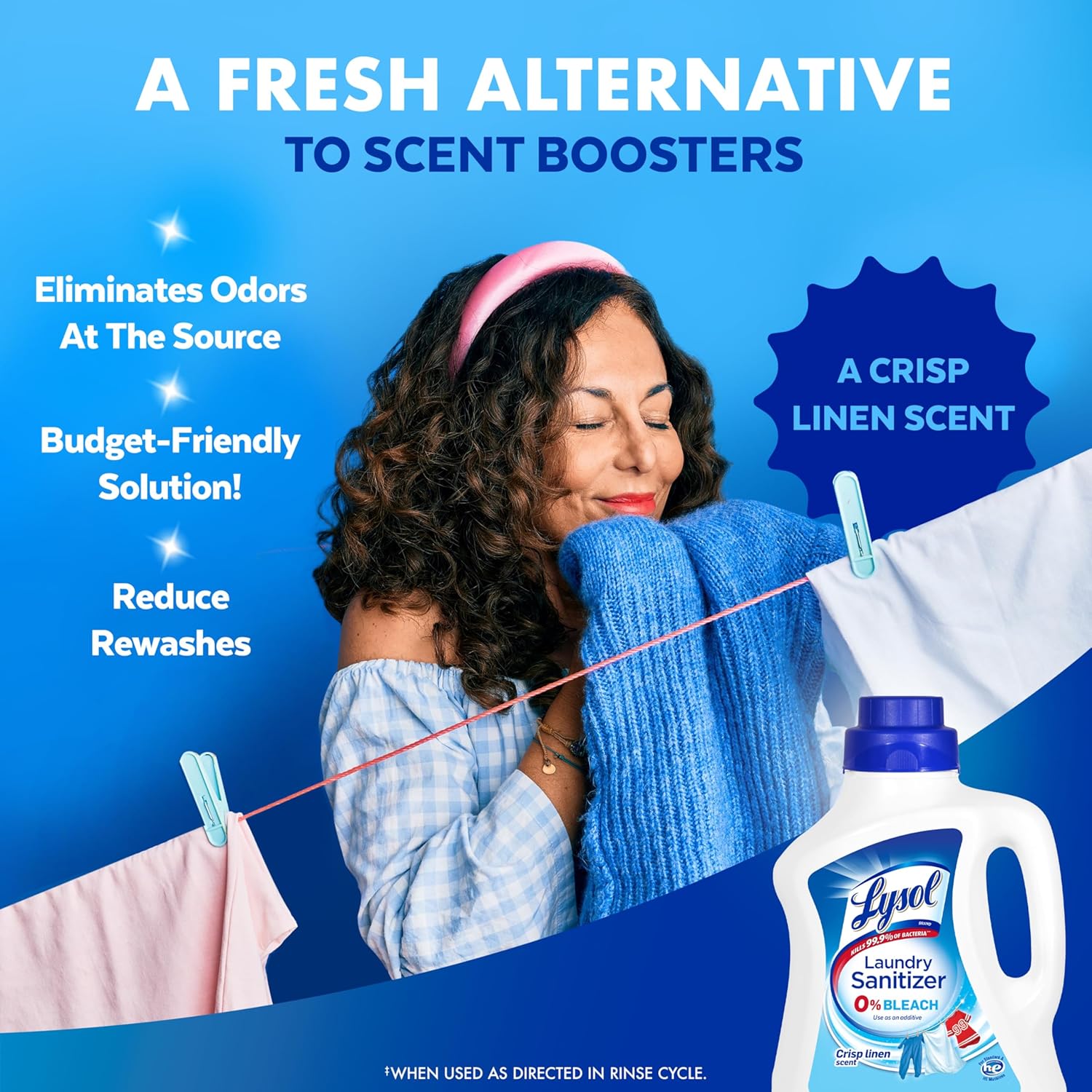 Lysol Disinfectant Laundry Sanitizer 90 Fl Oz