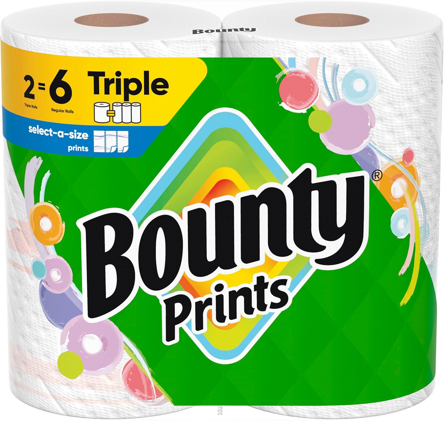 Bounty Select-A-Size Paper Towels 2 Triple Rolls