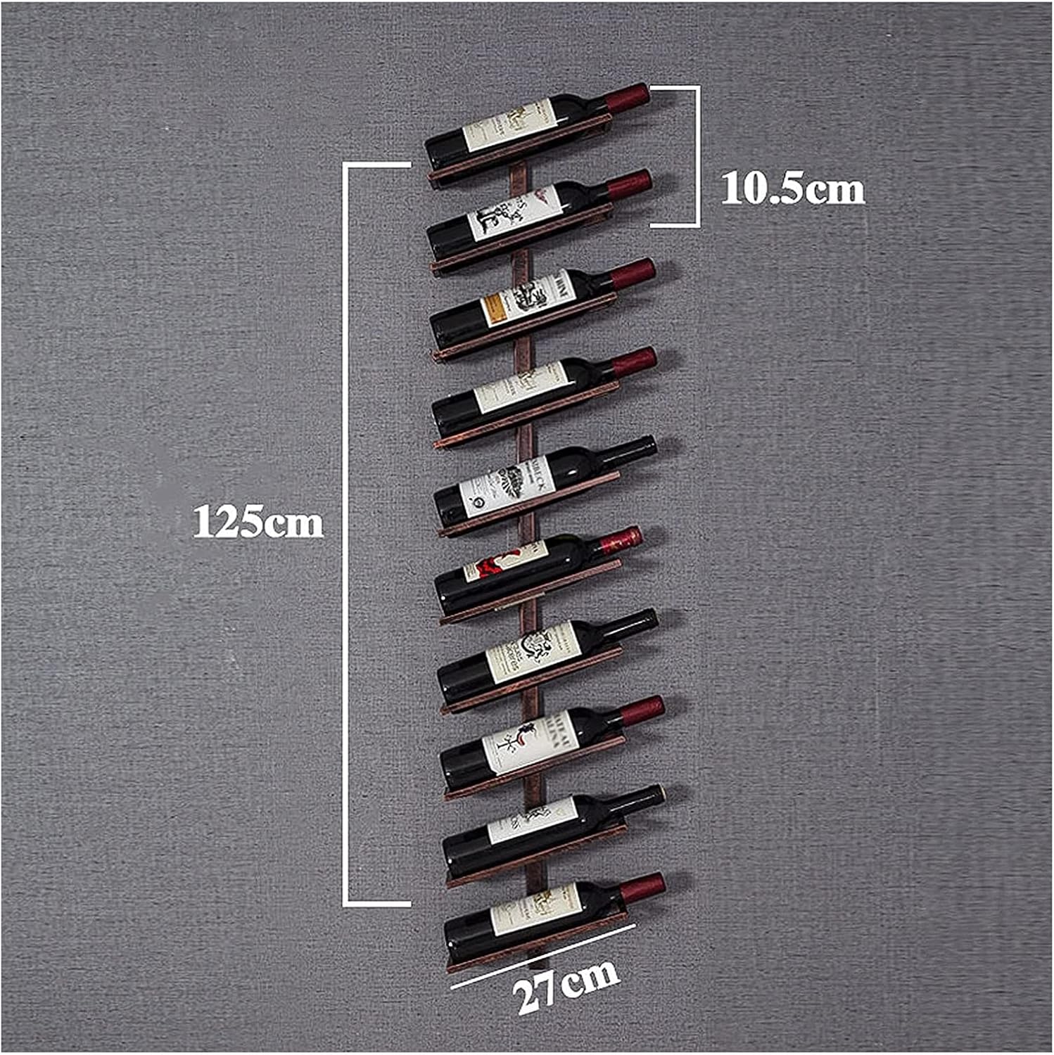 ALDEPO Wall-Mounted Wine Rack 12 Bottles Bronze 1