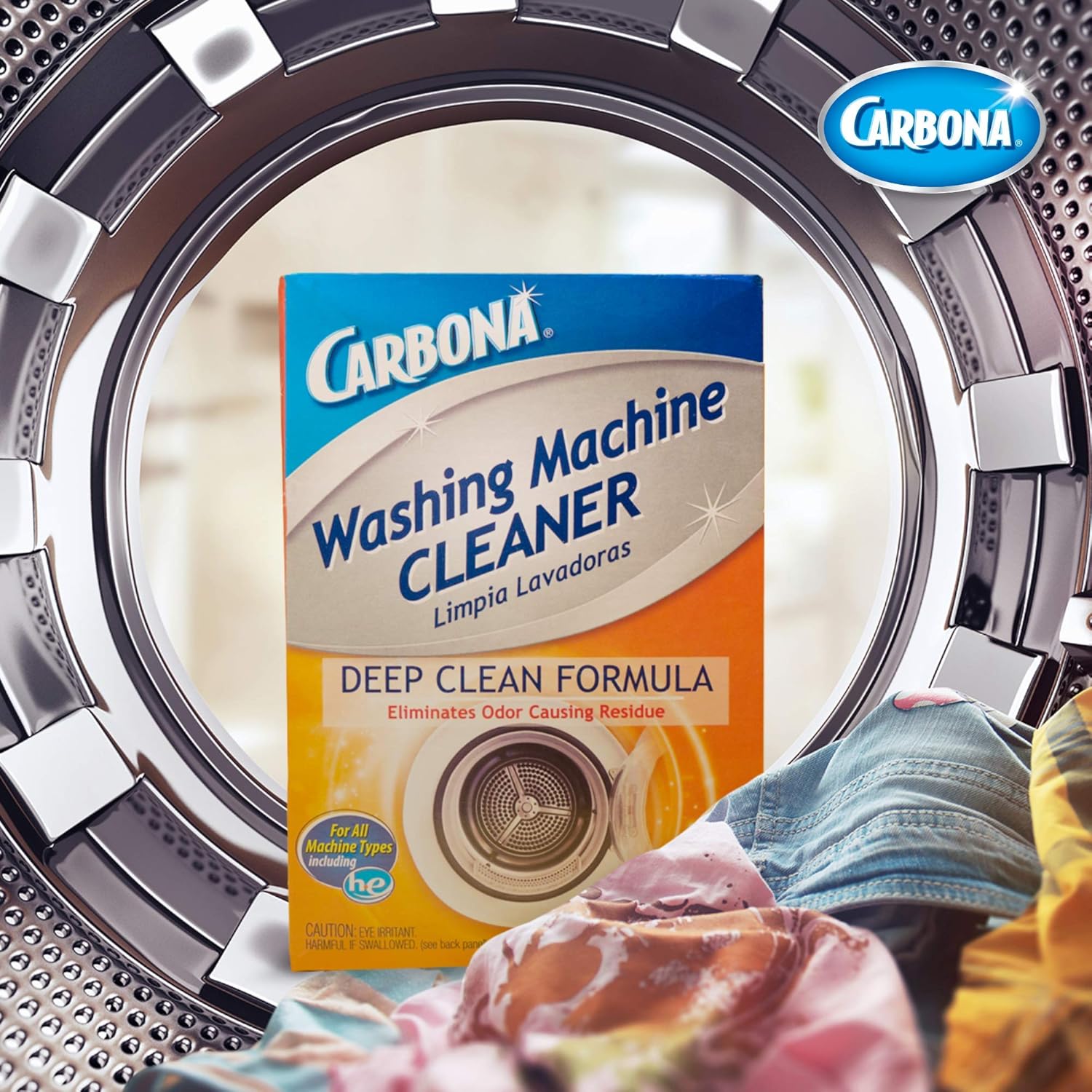Carbona Washing Machine Cleaner Total Care 3 Count 2 Pack