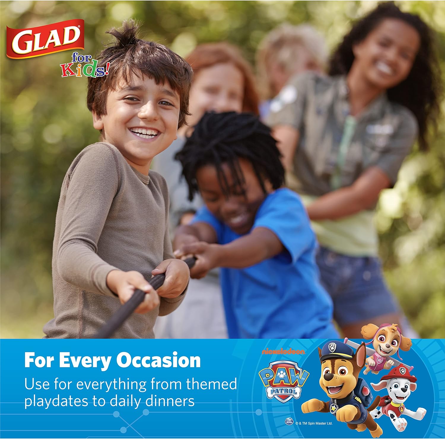 Glad Paw Patrol Paper Plates 7 Inch 20ct