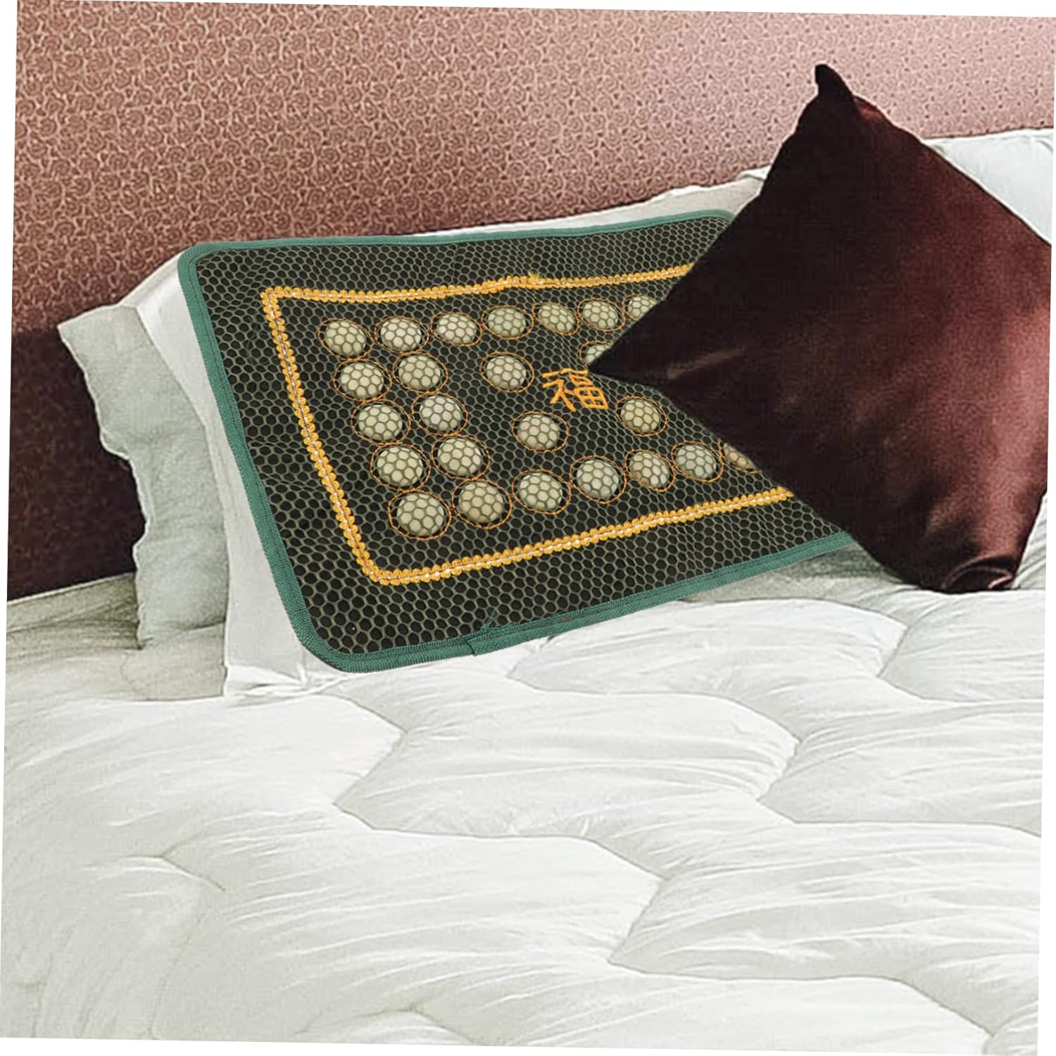 WHAMVOX Jade Cooling Summer Bed Pillow for Comfortable Sleep