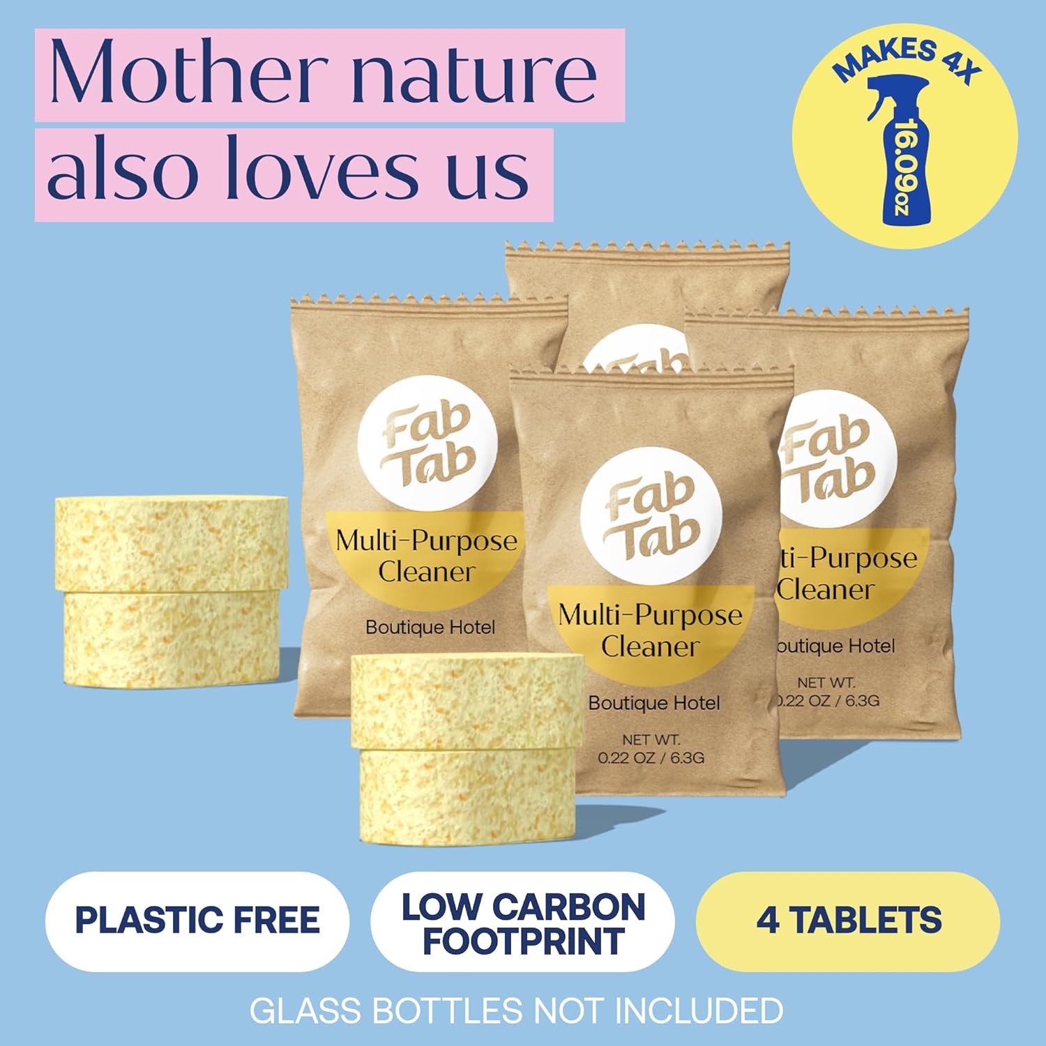 Fab Tab Sustainable Multi-Surface Cleaner Tablets