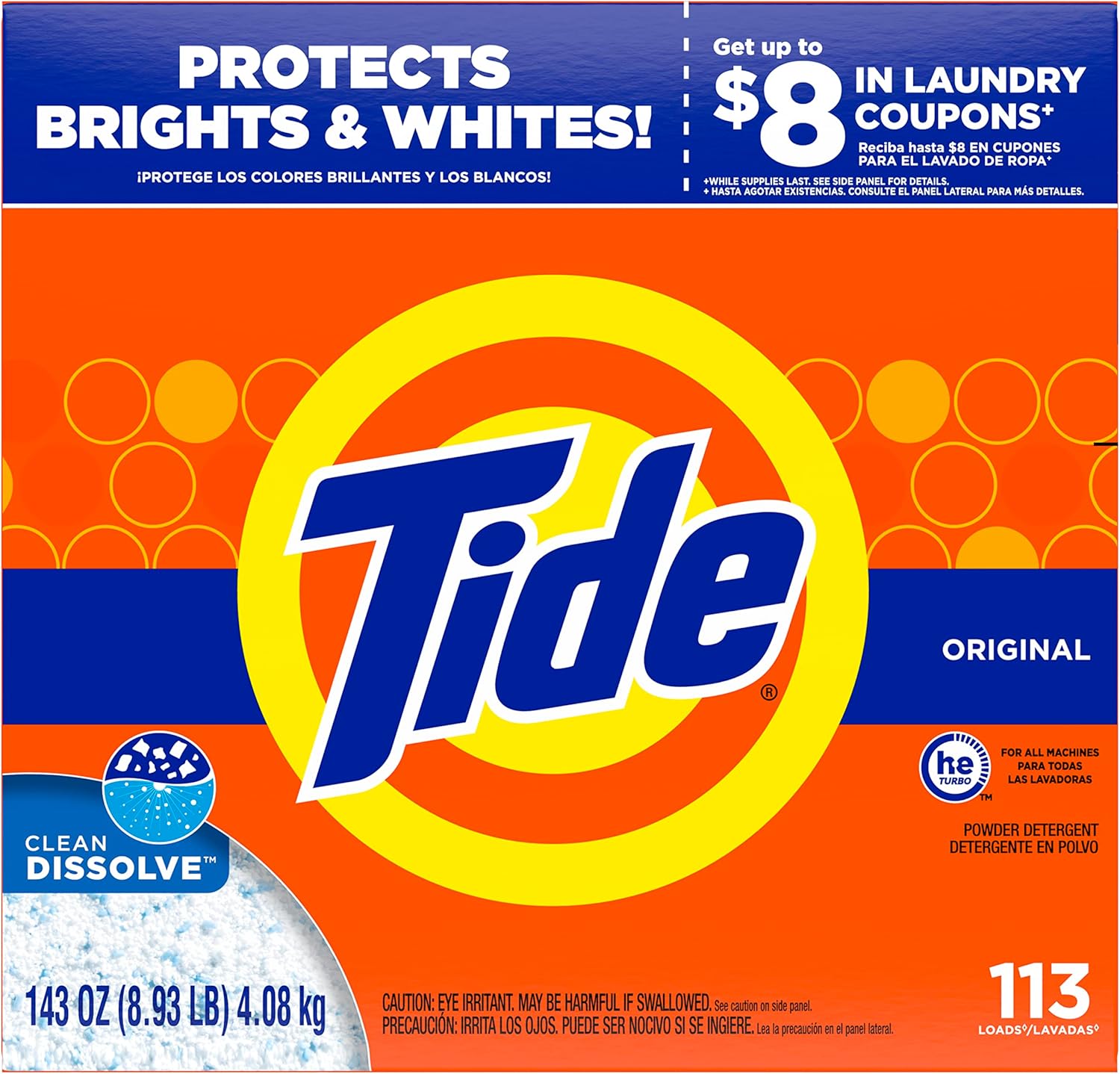 Tide Powder Detergent Original 143 Ounce