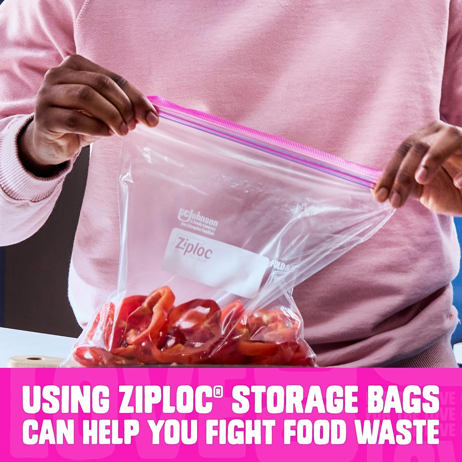 Ziploc Quart Food Storage Bags 80 Count Stay Open