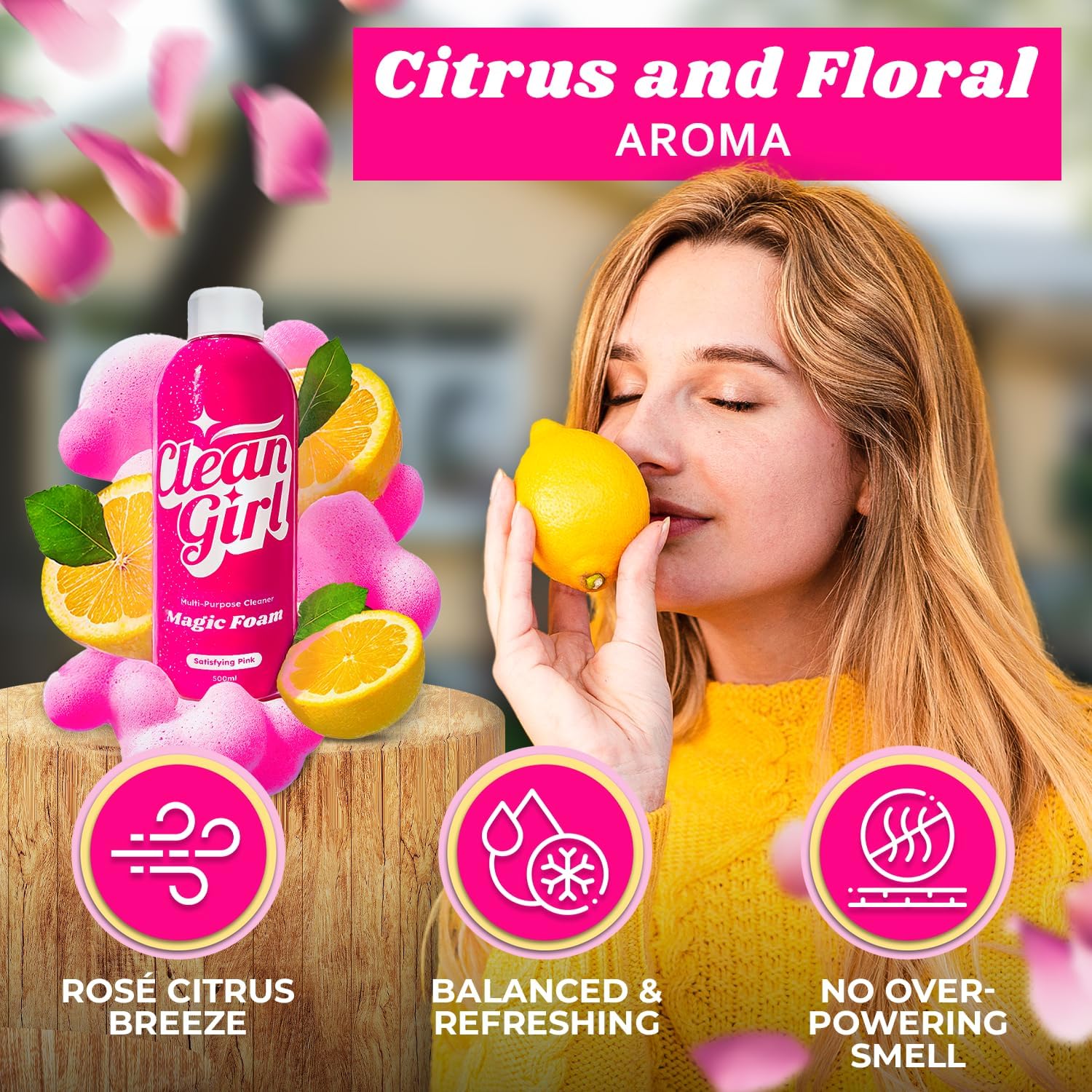 Clean Girl Magic Foam 6-Pack All Purpose Cleaner
