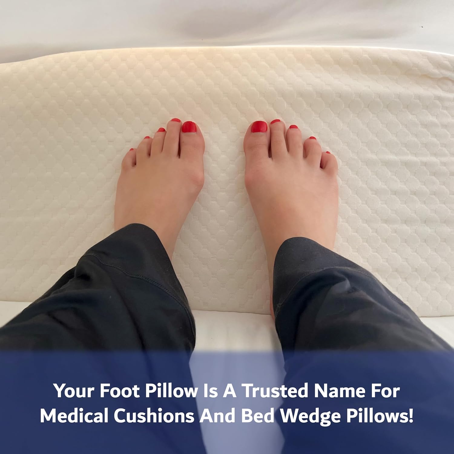 Triangle Foot Pillow for Back Pain Relief