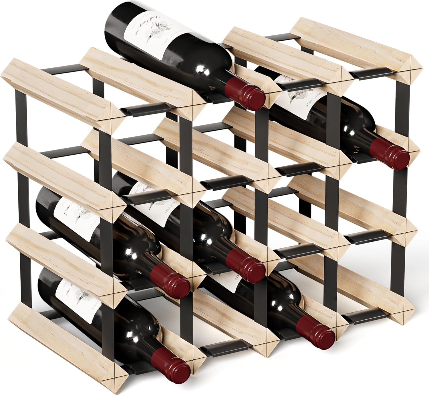 Urban Deco 16-Bottle Tabletop Wine Rack