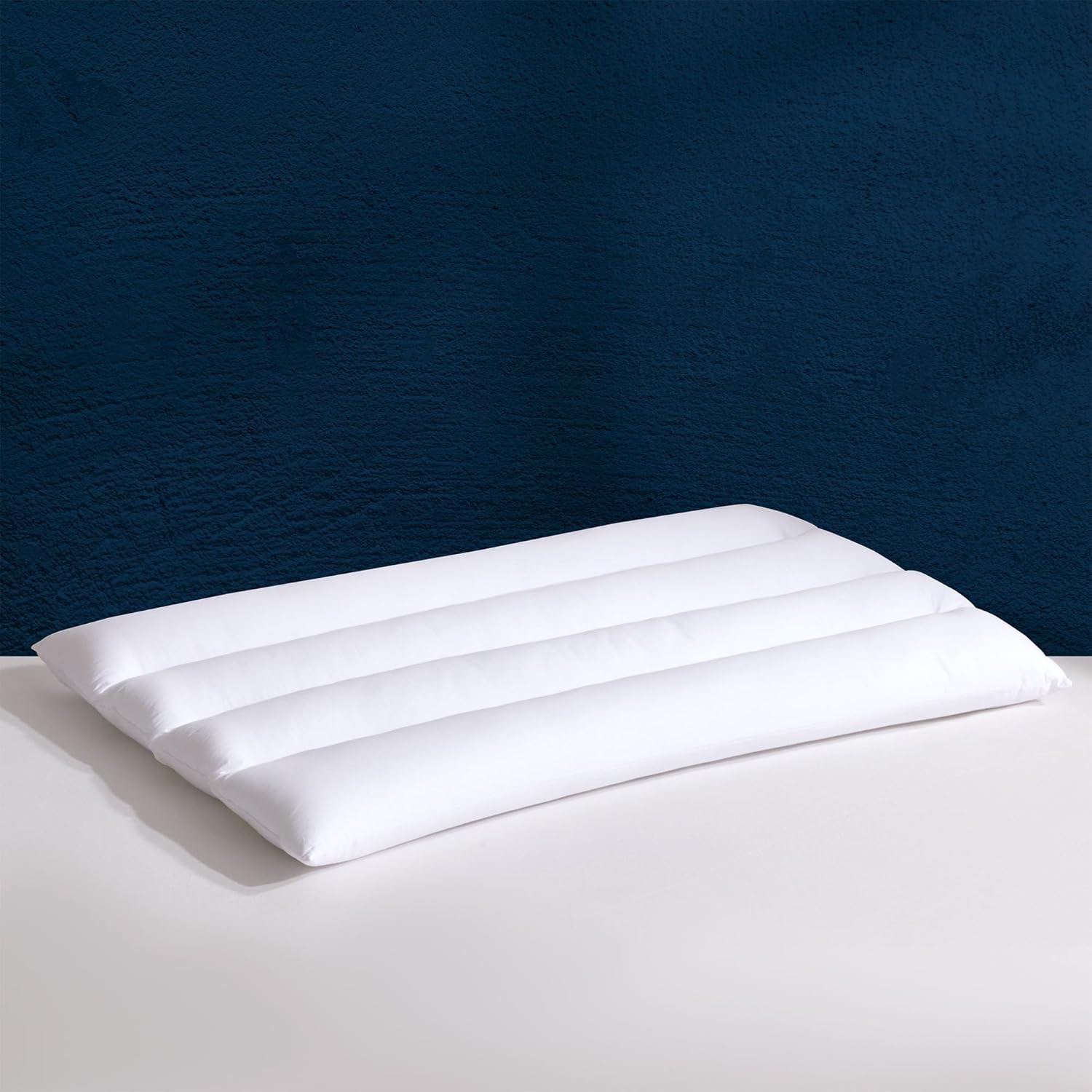 SLEEP ZONE Ultra Thin Pillow for Back and Stomach Sleepers