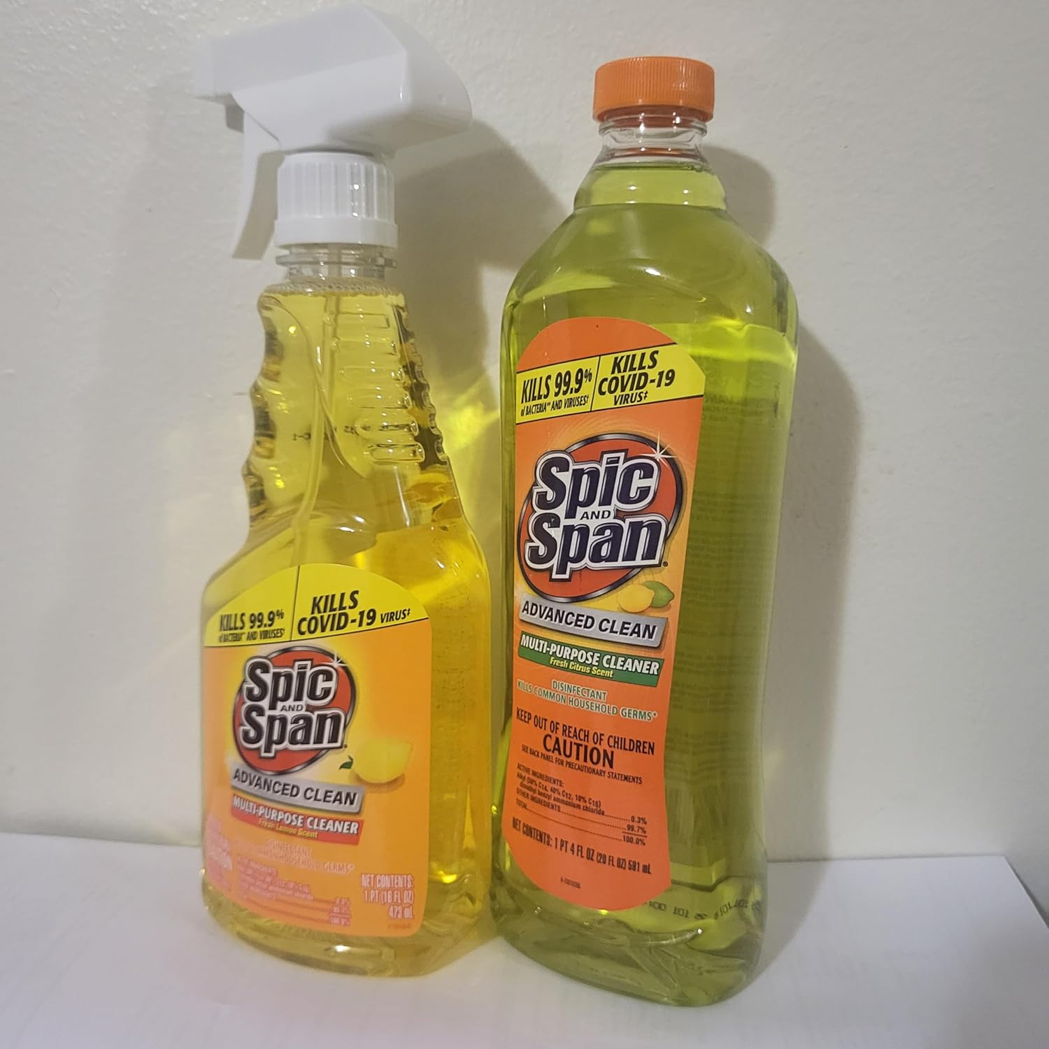 Spic Span Fresh Lemon All Purpose Cleaner Pack of 2