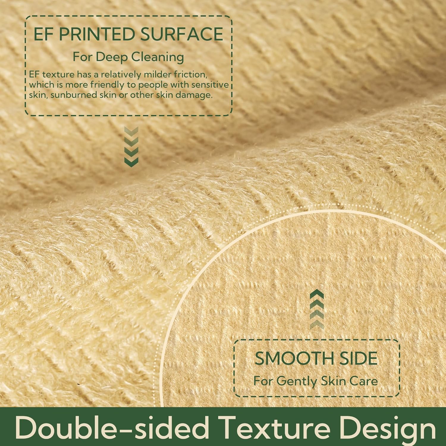 GRANNY SAYS Bamboo Face Towels 100 Count2 Pack 8x10 Inches