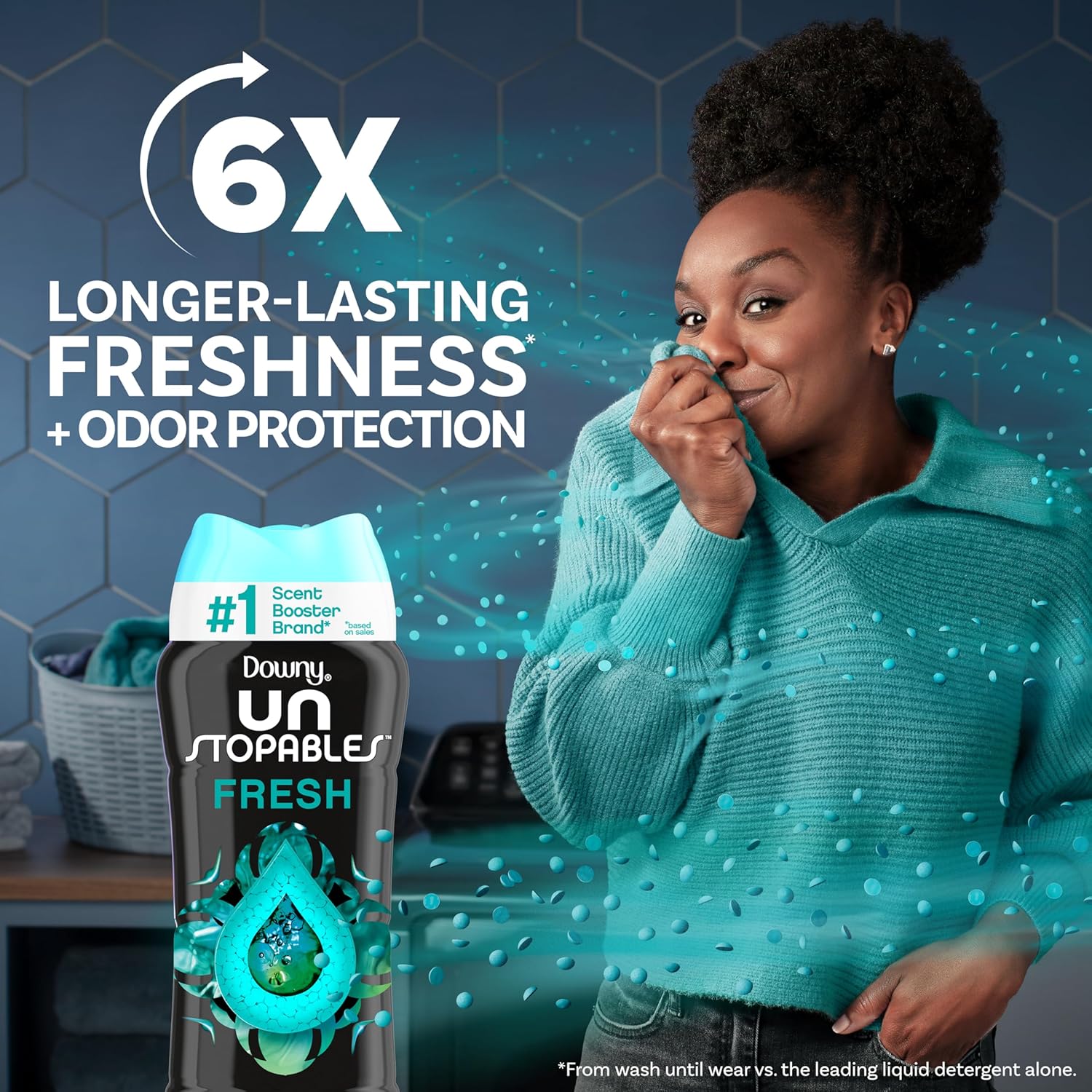 Downy Unstopables Scent Booster Beads 24oz Fresh Laundry Scent
