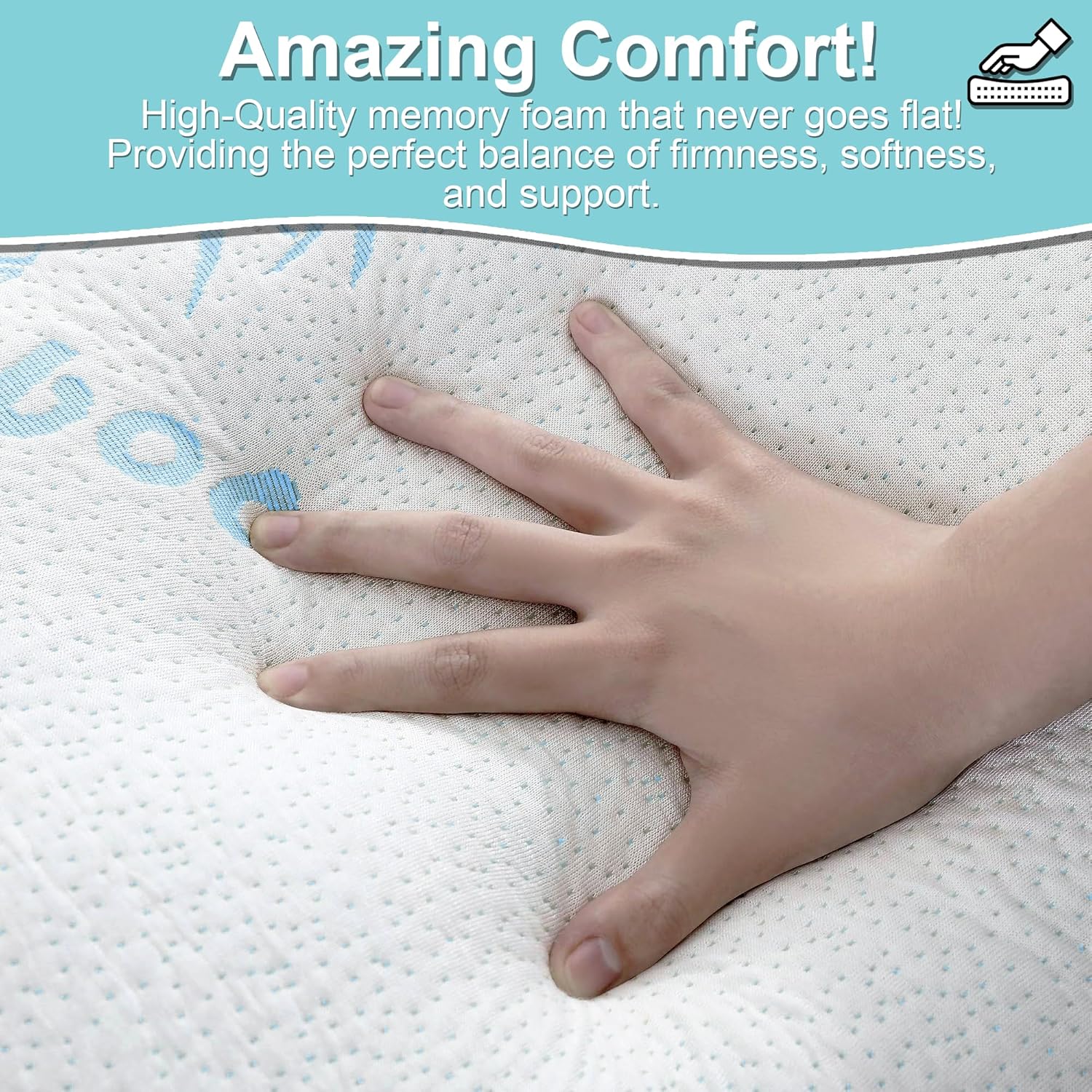 Cool Rayon Bamboo Pillows 2 Pack Queen Size 20x30