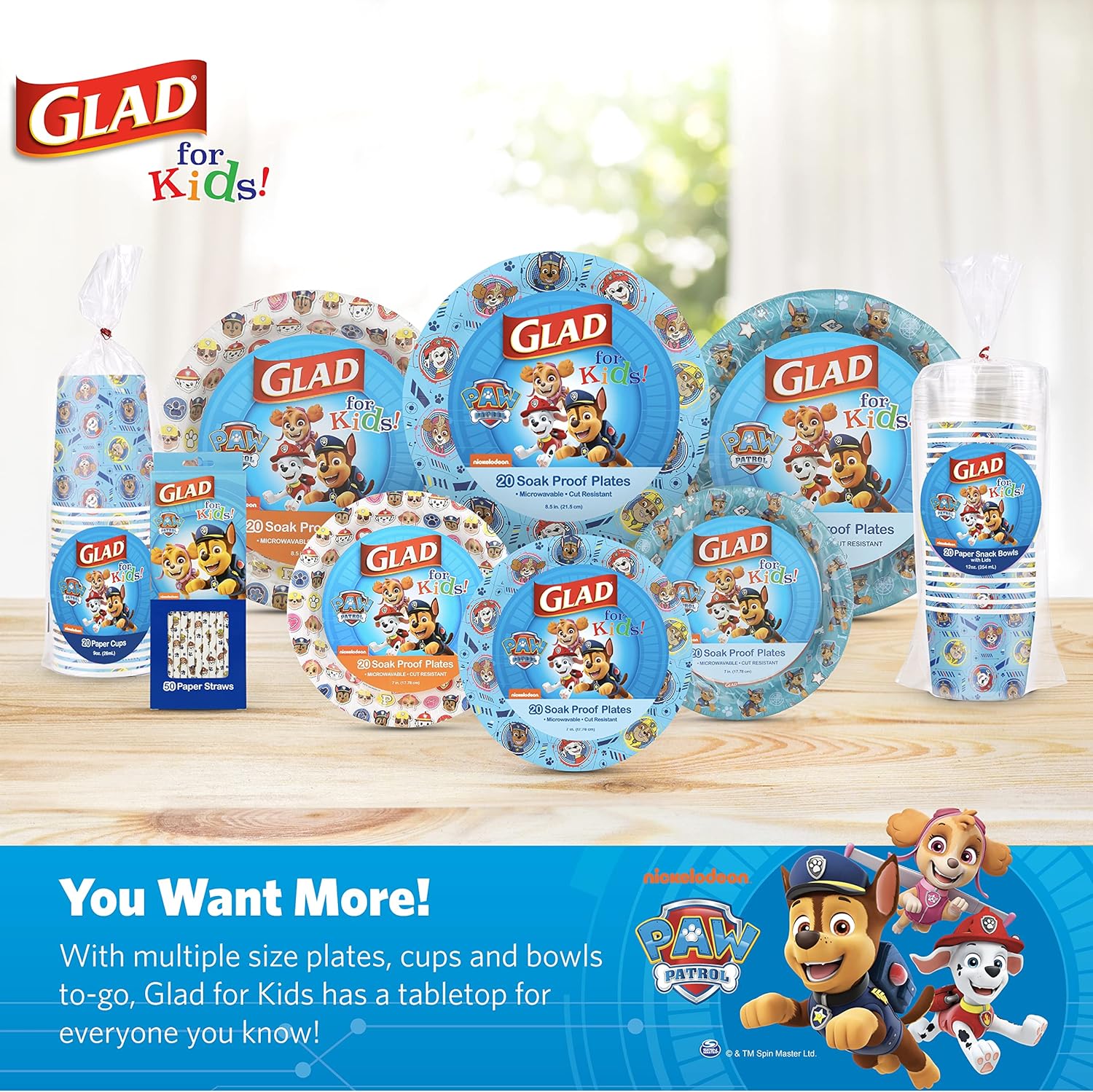 Glad Paw Patrol 9 Oz Paper Cups - 20 Count Pack of 1