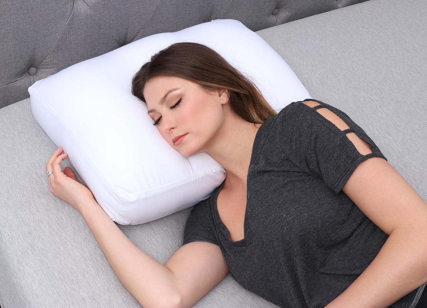 Deluxe Comfort Microbead Cloud Pillow Bed - Large